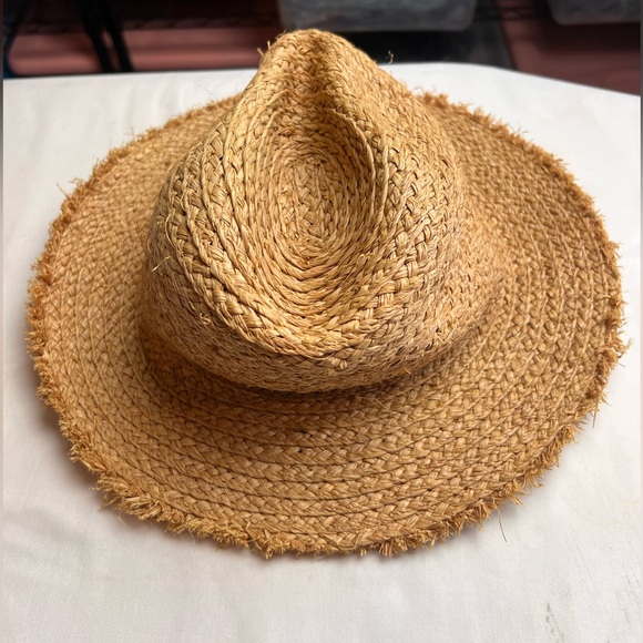 Madewell Women's Chunky Straw Panama Hat S/M Tan - Picture 4 of 5